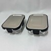 Cooker CKR3486 370 ML Siyah Cam Saklama Kabı - 2 Adet