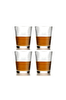 Kitchen Design Lab Yeni Tasarım Cam Çizgili Meşrubat Bardağı 300 ML - 4 Adet