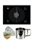 Kitchen Design Lab 45x65 CM Silikon Hamur Açma Matı Çelik Un Eleği Ve 8 Li Hamur Dinlendirme Poşeti