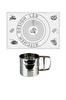 Kitchen Design Lab Beyaz Silikon Ölçülü Çok Amaçlı Hamur Açma Matı 45 CM X 65 CM Ve Çelik Un Eleği