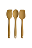 Kitchen Design Lab Büyük Boy Yanmaz Silikon Sarı Spatula Ve Kaşık Seti 3 Model