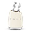 Smeg KBSF02CR 50's Style Standlı Bıçak Seti - Krem