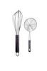 Kitchen Design Lab Metal Saplı 16 CM Kevgir Ve 30 CM Çırpıcı - 2 Adet Set