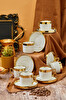 Cooker CKR3524 Gold Yaldızlı 6 Kişilik 100 ML Porselen Çay ve Kahve Fincan Takımı