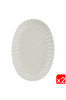 Kütahya Porselen Bone Luz Krem Kayık Tabak 24x17x3 CM 2'li BNLZF24KY00