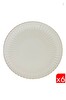 Kütahya Porselen Bone Luz Altın File Servis Tabağı 27 CM - 6 Parça