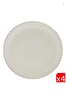 Kütahya Porselen Bone Luz Altın File Pasta Tabağı 21 CM - 4 Parça