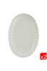 Kütahya Porselen Bone Luz Krem Kayık Tabak 28x19 CM 2'li BNLZF28KY00
