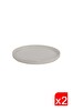 Tabak Evi Porselen Stolt Dik Yanaklı Kayık Tabak 26x13x2 CM -  2 Parça