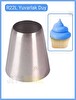 Jet's Home R22L Büyük Yuvarlak Krema Duyu – Cupcake, Pasta ve Dolgu Uygulamaları İçin Süsleme Ucu