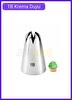 Jet's Home 1B Kapalı Yıldız Desen Krema Duyu Büyük Boy Pasta Duyu Paslanmaz Çelik Krema Torbası Ucu 3.0x1.7x4.7 cm