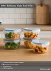 Jet's Home Mini Erzak Saklama Kabı Seti 4'lü Bpa Free Gıda Kutusu Bpa Free Hava Almaz 350 ML
