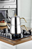Cooker Lara Mega Boy Paslanmaz Çelik  2.5 - 4.5 L Gold Saplı Çaydanlık Takımı iCKR3927