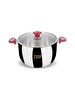 Fms 1024KRM İdeal Çelik 24 CM Derin Tencere Kırmızı