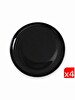 Kütahya Porselen Moderna Servis Tabağı Siyah 24 CM 4'lü MOD24DU740104