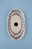 Tabak Evi Porselen Spotty Oval Kayık Tabak Tekli19x11x2.50 CM Tekli