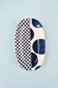 Tabak Evi Porselen Spotty Oval Kayık Tabak 15x8.5x2 CM Tekli
