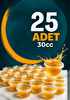 Mithra Life MIT1360 30 ML Sızdırmaz Mini Saklama Kabı Sosluk Buzluk Kabı 25 Adet