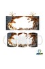 Ghostbastır Design Kırık Duvar Kupa Bardak - 1 Adet K0282