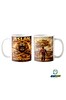 Ghostbastır Design Sarı Kırmızı Aslan Kupa Bardak - 1 Adet K0396