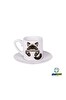 Ghostbastır Design Kedili Türk Kahvesi Fincanı 0134