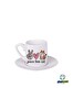 Ghostbastır Design Kedili Türk Kahvesi Fincanı 0135