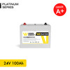 WERER ENERGY 24V 100Ah LiFePO4 Platinum Series Bluetooth'lu Lityum Demir Fosfat Akü