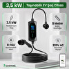 Coswatt Taşınabilir EV Şarj Cihazı CS-P1-16A - 3.5kW - 5m - Türkçe - 220V AC - Tip-2 - 2x16A Ev Tipi Fiş - Çanta