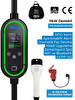 Hims 11kW Ev Tipi Taşınabilir Elektrikli Araç Şarj İstasyonu HCTK-11-PS-S