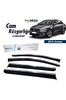 Mega Oto Market Fiat Egea 2014- Sonrası Uyumlu Krom Cam Rüzgarlığı