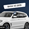 Mega Oto Market Paslanmaz Krom Akrilik Cam Rüzgarlığı BMW X3 2019 sonrası ile uyumlu CHR-1-002-001