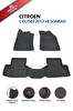 Pikas Citroen C-Elysee 2012 Ve Sonrası Uyumlu 4D Havuzlu Siyah Paspas Takımı