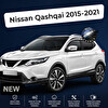 Mega Oto Market Nissan Qashqai 2015-2021 ile Uyumlu Paslanmaz Krom Akrilik Cam Rüzgarlığı