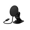 Başkenttekno MC05 25W Süper Hizli Magnetic M-safe Wıreless Araç Telefon Tutucu Ve Kablosuz Şarj Cihazı