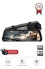 Lenovo M8/8804 Siyah 4K Araç İçi 9.6" Dokunmatik Dikiz Ayna Gece Görüş GPS Ön ve Arka Araç Kamerası