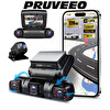 Pruveeo D90-4CH FHD Wi-Fi GPS - 128 GB SD Kart