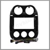 Govimaks JEEP COMPAS 2010-2016 Uyumlu Çerçeve 10''  Siyah Android Multimedya Çerçevesi - Soket - Canbus