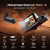 70mai T800-2 Ön Kamera - İç Kamera ve RC24 Arka Kamera 128GB