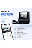 Lingdu V620 4K 4K + FHD Çift Kamera ADAS WiFi 6 GPS Hareket ve Darbe Algılama Araç Kamerası