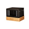 Lande 6U 19" 600x450 MM Demonte Duvar Tipi Rack Kabinet - Siyah