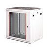 Lande 12U 19" 600x600 MM Demonte Duvar Tipi Rack Kabinet - Açık Gri
