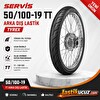 Servis 50/100-19 TT Arka Motosiklet Dış Lastiği (İç Lastik Gerektirir)
