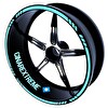 Çınar Extreme 4 Parçalı Kesikli Tasarımlı Nane Yeşili Jant Şeridi Sticker