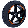 Çınar Extreme Double Stripe Tasarımlı Alev Turuncusu Jant Şeridi Sticker