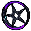 Çınar Extreme Moto GP Patlıcan Moru İç Jant Şeridi Sticker