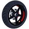 Çınar Extreme Gp Racing Bayrak Kırmızı İç Jant Şeridi Sticker