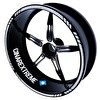 Çınar Extreme 4 Parçalı Kesikli Tasarımlı Reflektif Gri Jant Şeridi Sticker