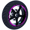 Çınar Extreme Moto Gp Yarış Bayraklı Gül Pembesi Jant Şeridi Sticker