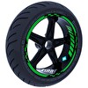 Çınar Extreme Orman Yeşili Moto Gp İç Dış Jant Şeridi Takım Sticker