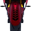 Çınar Extreme 2 Adet Sport Motosiklet Çamurluk Jet Siyah Kask Sticker
